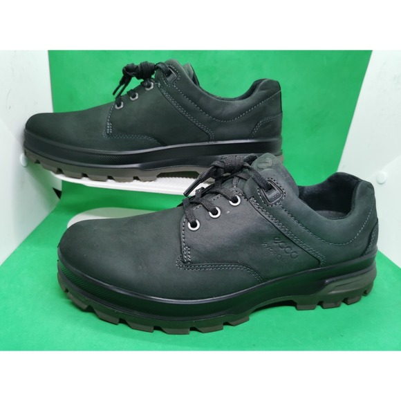 Ecco Hydromax Rugged Track Waterproof Low Shoes Black Leather Mens Siz 42 /8-8.5 main image 6